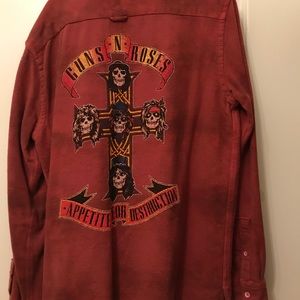 Guns N’ Roses button down